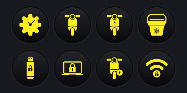 设置usb闪存驱动器与锁冷却器袋笔记本电脑图片下载