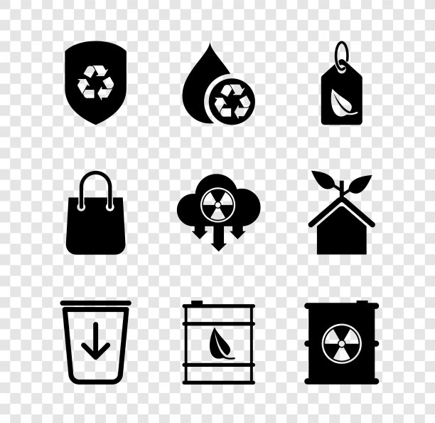 设置回收内盾清洁水标签图片下载