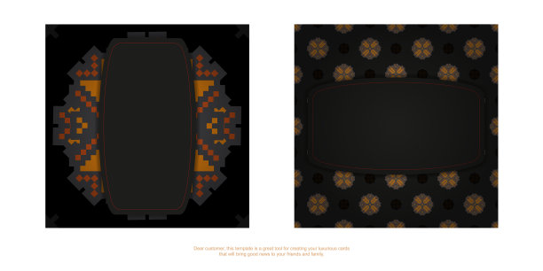 豪华模板印刷设计的明信片图片下载