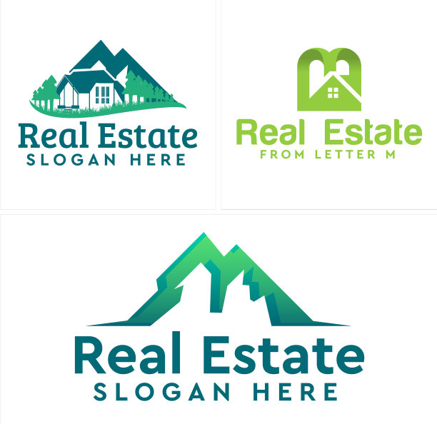 房地产抵押房屋建筑标识设计图片下载