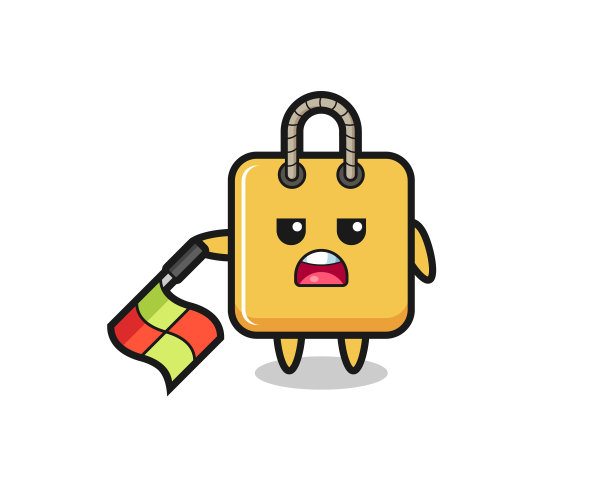 购物袋的性格作为线判断持有图片下载