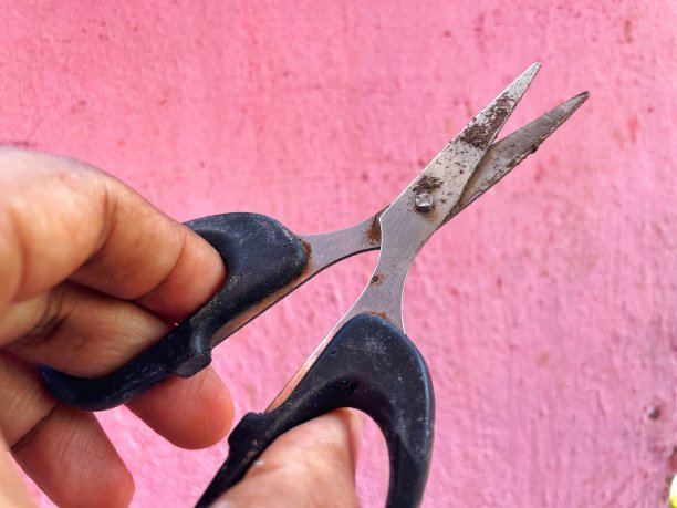 拿着肮脏的剪刀图片下载
