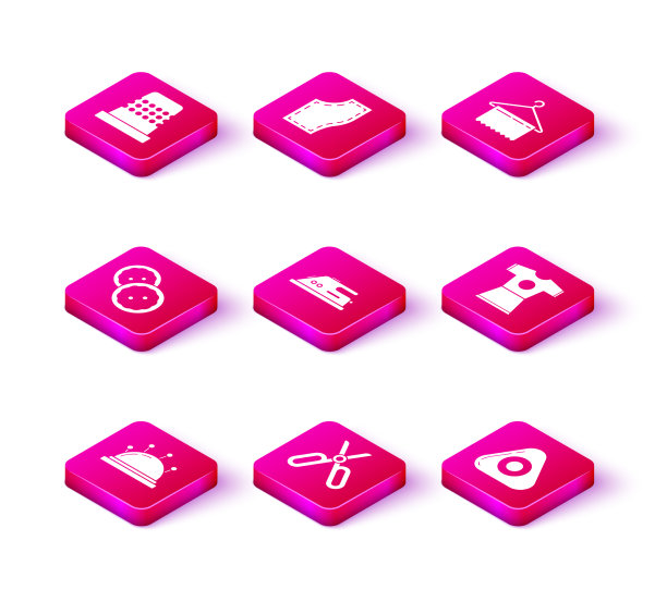 设置针床和针剪刀缝纫图片下载