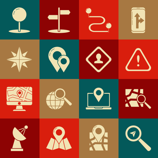 用记号笔设置搜索位置折叠地图图片下载