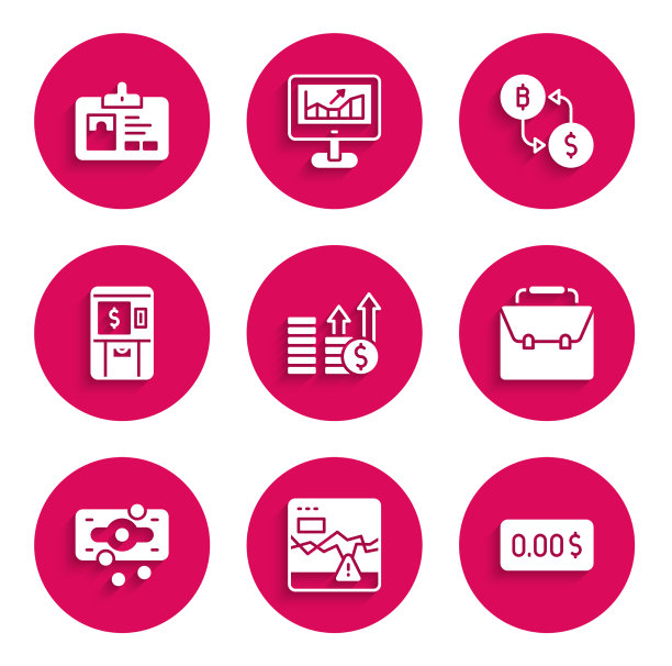 设置金融增长和美元失败股票图片下载