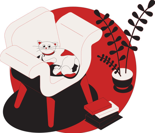 猫等距组成图片下载