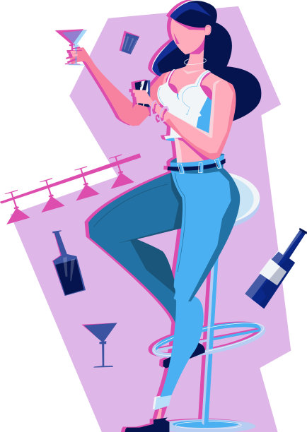 酒吧平面构成图片下载