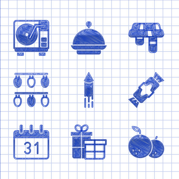 放烟花，火箭，礼盒，蜜饯图片下载