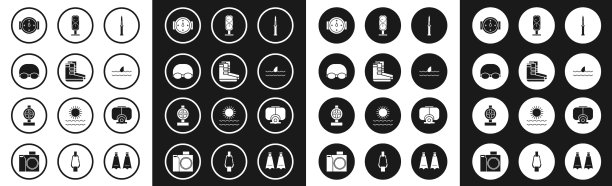 设置军刀，靴子，眼镜和帽子图片下载