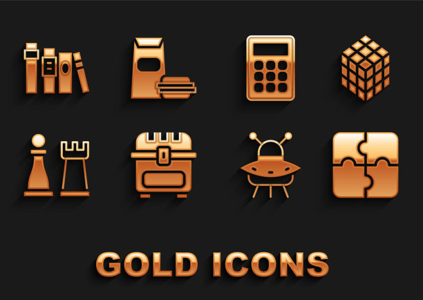 集古玩宝箱魔方块图片下载