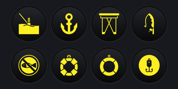 钓竿救生圈不要折叠图片下载