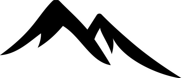 山抽象符号图片下载