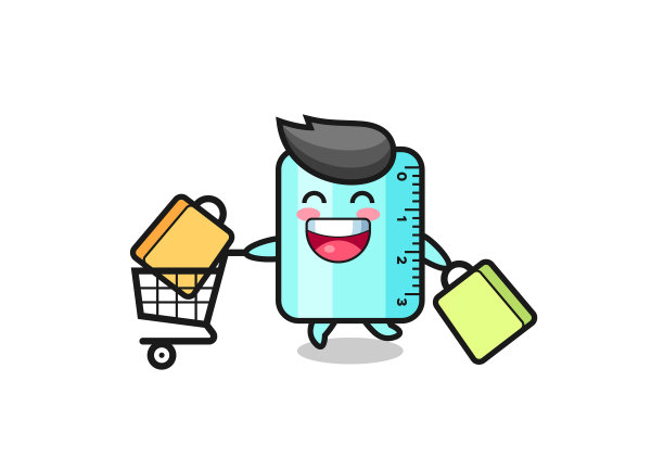 黑色星期五有可爱的统治者吉祥物图片下载