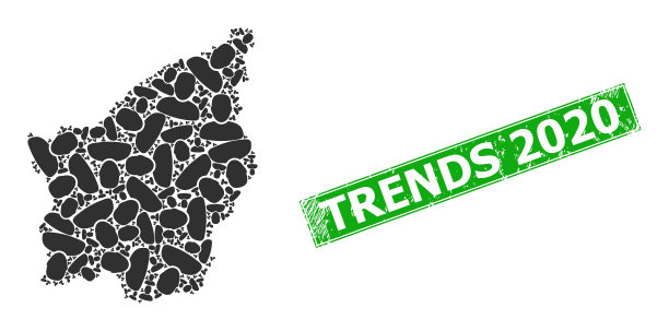 危难趋势2020邮票和圣马力诺地图图片下载