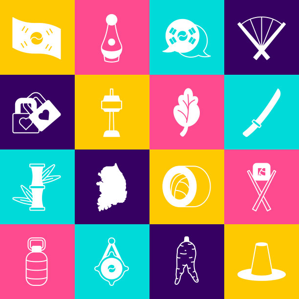 韩式帽子寿司配筷子武士刀图片下载