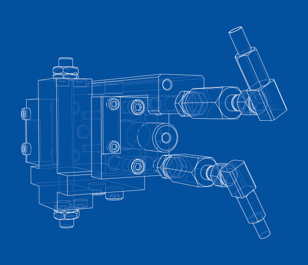 抽象工业对象概念图片下载