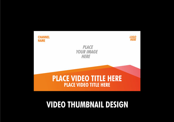 独特和丰富多彩的视频缩略图设计图片下载