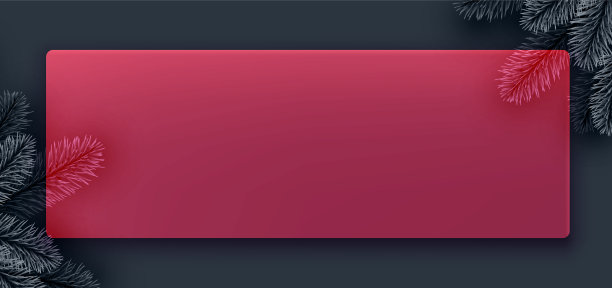 红色半透明新年框架背景图片下载