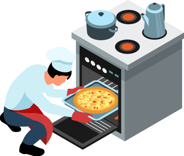 厨师等距图标图片下载