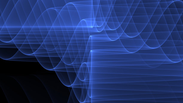 抽象背景4k蓝光暗波和线条图片下载