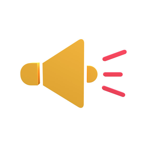 3 d议长插图。孤立的扬声器3d图标。大喇叭3D图标。图片下载