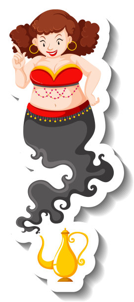 从神灯里走出来的精灵女士图片下载