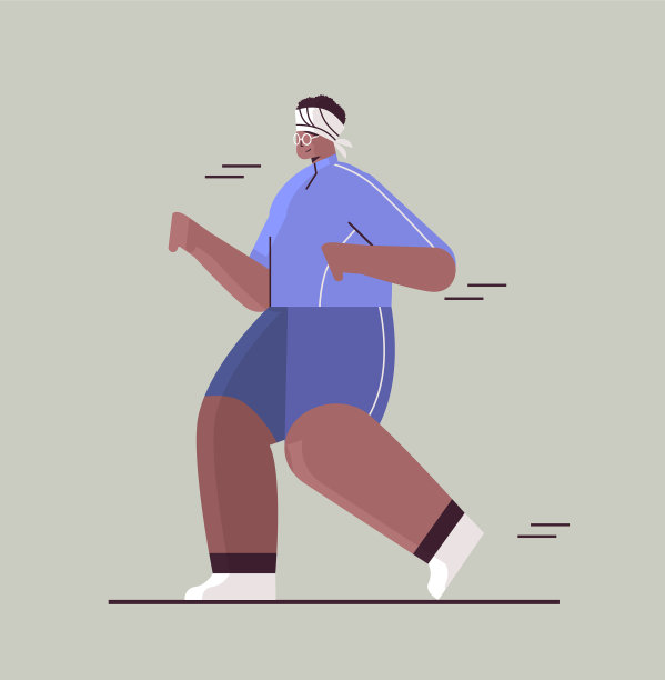 穿着运动服的非裔美国妇女图片下载