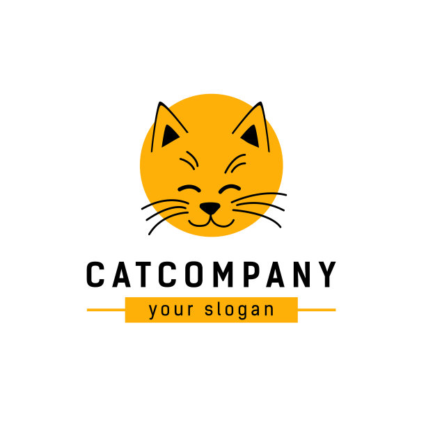 黑猫公司标志之为图片下载