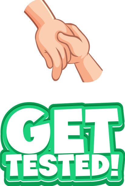 用手在卡通风格得到测试字体图片下载