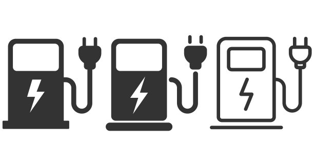 电动汽车充电站图标图片下载
