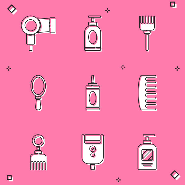 定型电吹风霜或润肤露化妆管图片下载