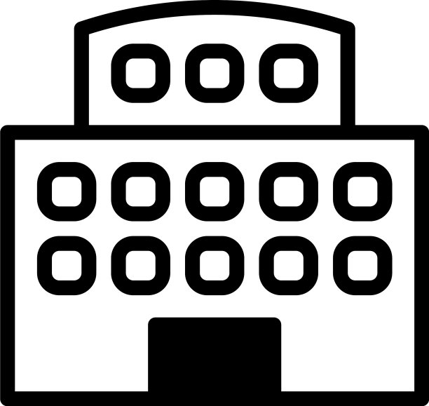 和标志建筑双音风格图标完美图片下载