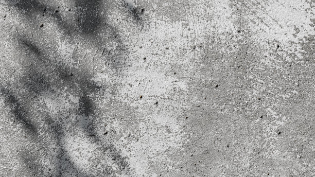 树木在粗糙的水泥墙上遮荫。树枝的影子在粉刷过的水泥墙上。灰色混凝土墙的纹理。本空间图片下载