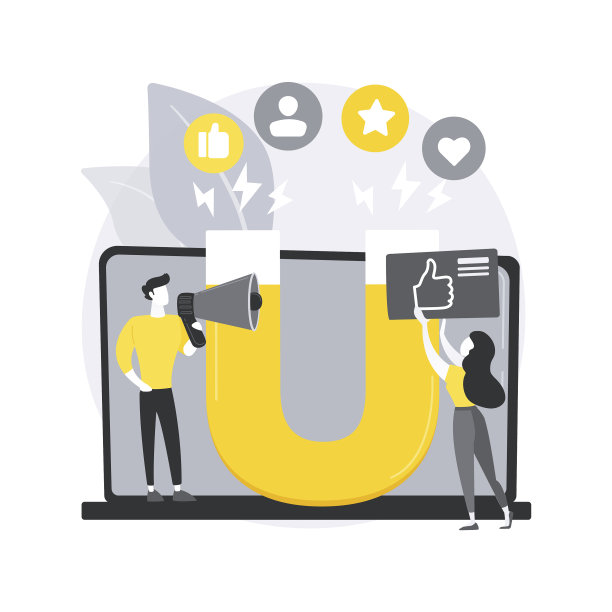 参与营销的抽象概念图片下载