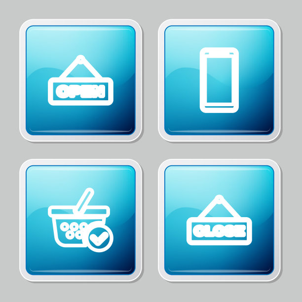 用打开门的智能手机设置挂线标志图片下载