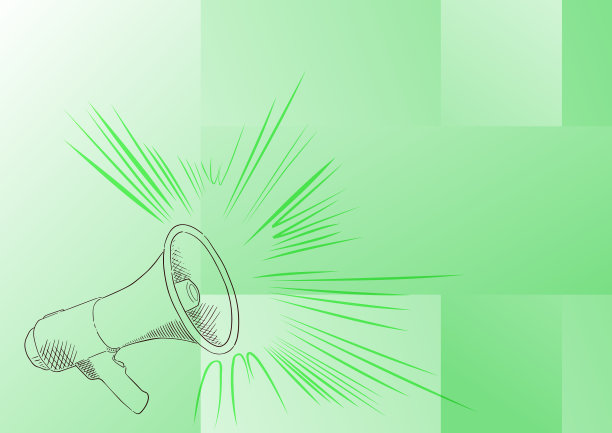 发出新通知的扩音器图片下载