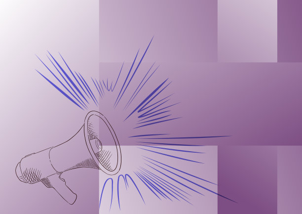 发出新通知的扩音器图片下载