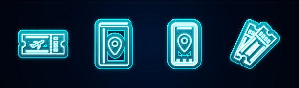 订行机票封面书旅游指南图片下载