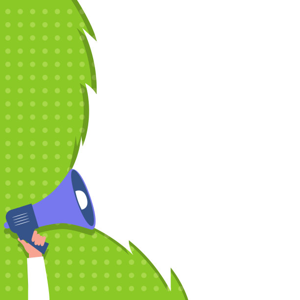 手里拿着扩音器，画得很响图片下载