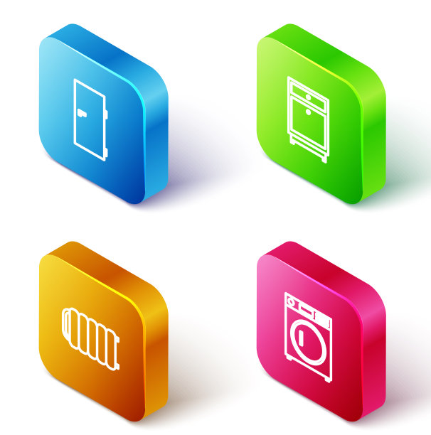 设置等距线闭门家具图片下载