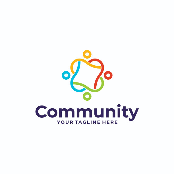 人和社区的标志设计为团队或图片下载