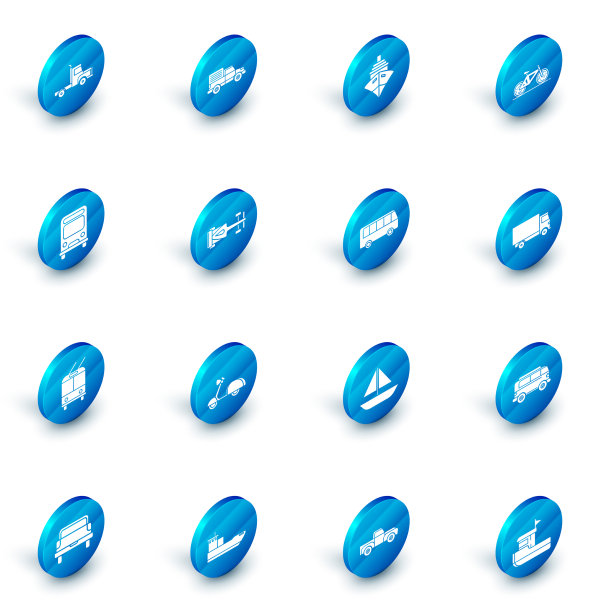 集货运卡车车辆货运船舶图片下载