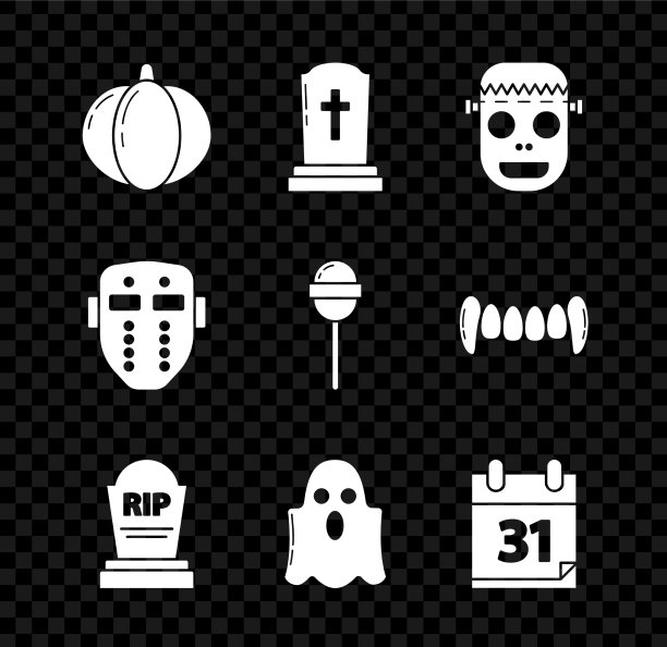 设置南瓜墓碑与交叉僵尸面具图片下载