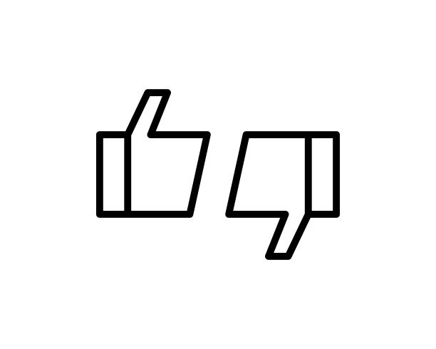 像图标矢量。大拇指图标。社交媒体图标。喜欢和不喜欢图标。大拇指向上，大拇指向下图片下载