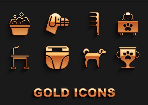 为宠物急救箱奖狗设置尿布图片下载