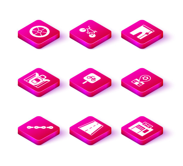 设置自行车链道远足背包停车图片下载