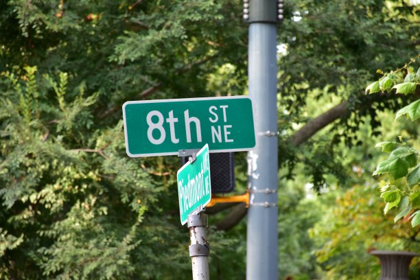 亚特兰大的一个路标图片下载