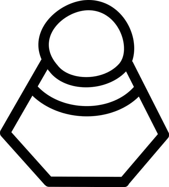 白色背景上的小背包图标图片下载