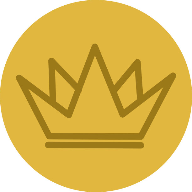 王子的皇冠图标在白色的背景图片下载