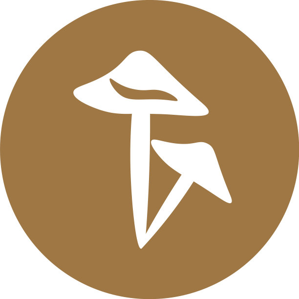 蜂蜜木耳蘑菇图标在白色的背景图片下载